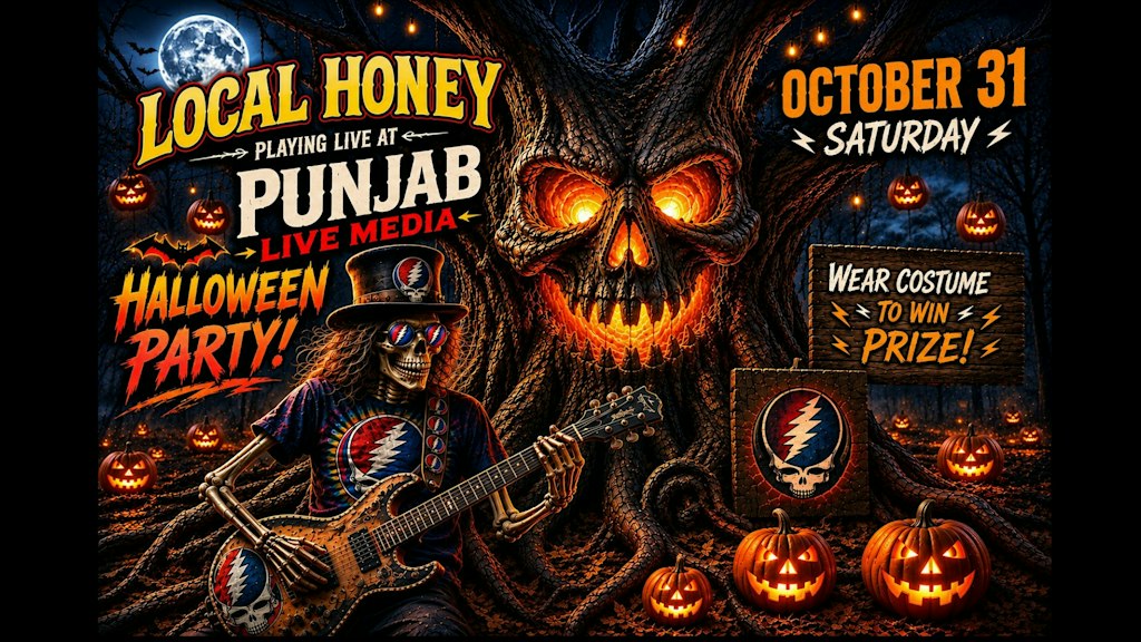 Halloween Party w/ Local Honey ~ Allman Brothers / Dead /Pink Floyd