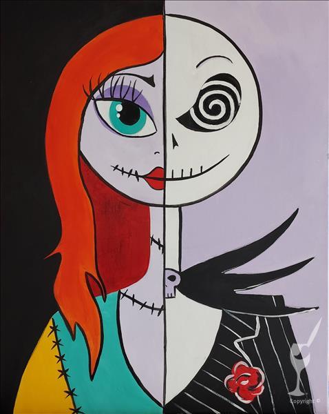 Simply Meant To Be Together (both on one canvas)