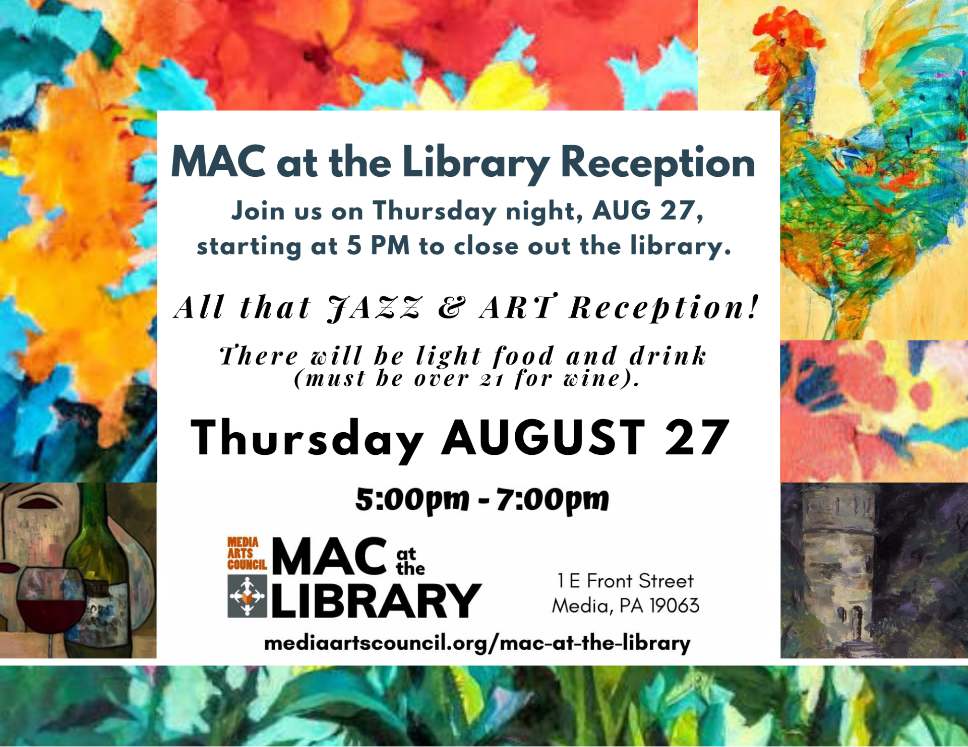 MAC at the Library Reception