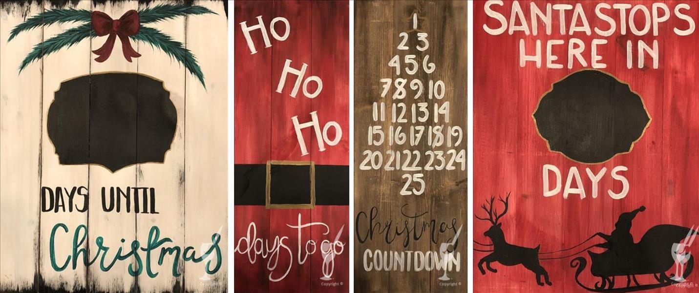 Christmas Countdown Sign Workshop