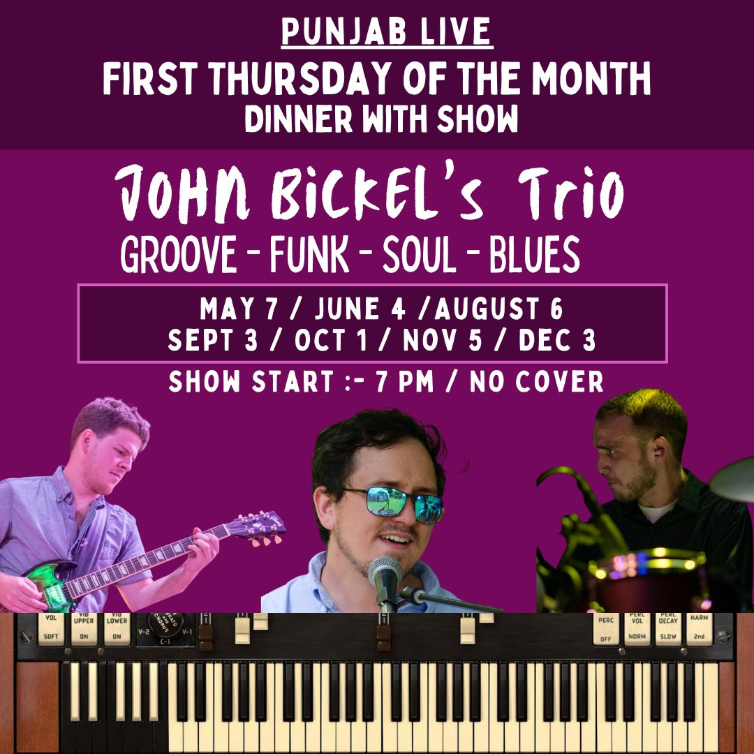 John Bickel's Hammond Organ Trio ~ Funk Soul Blue Jazz