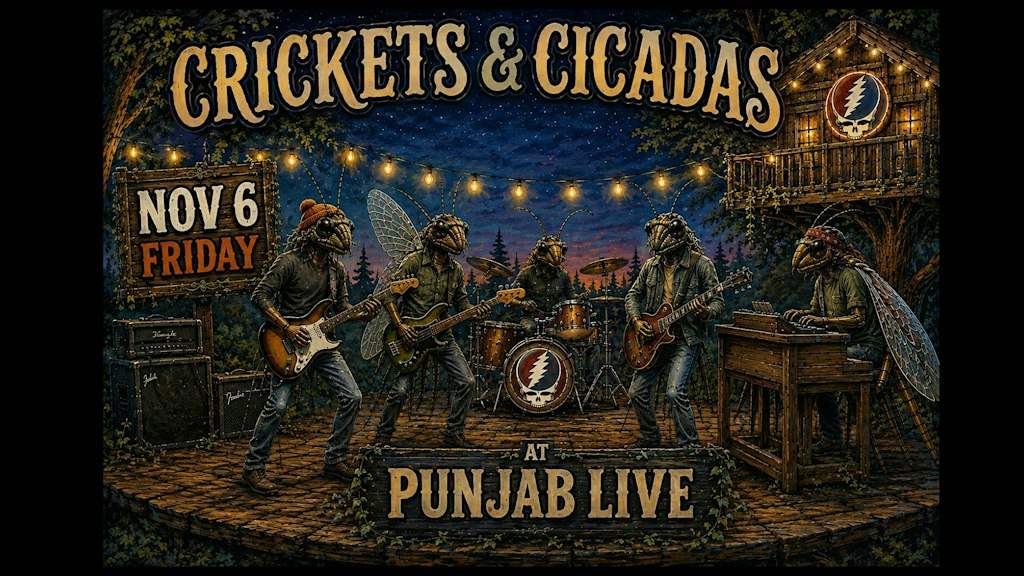 Crickets & Cicadas ~ Grateful Dead @Punjab Live Media 11/6