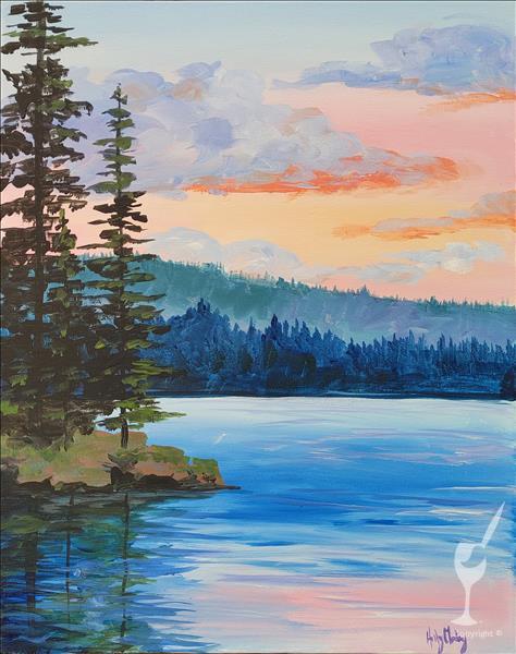 Serene Sunset Reflections