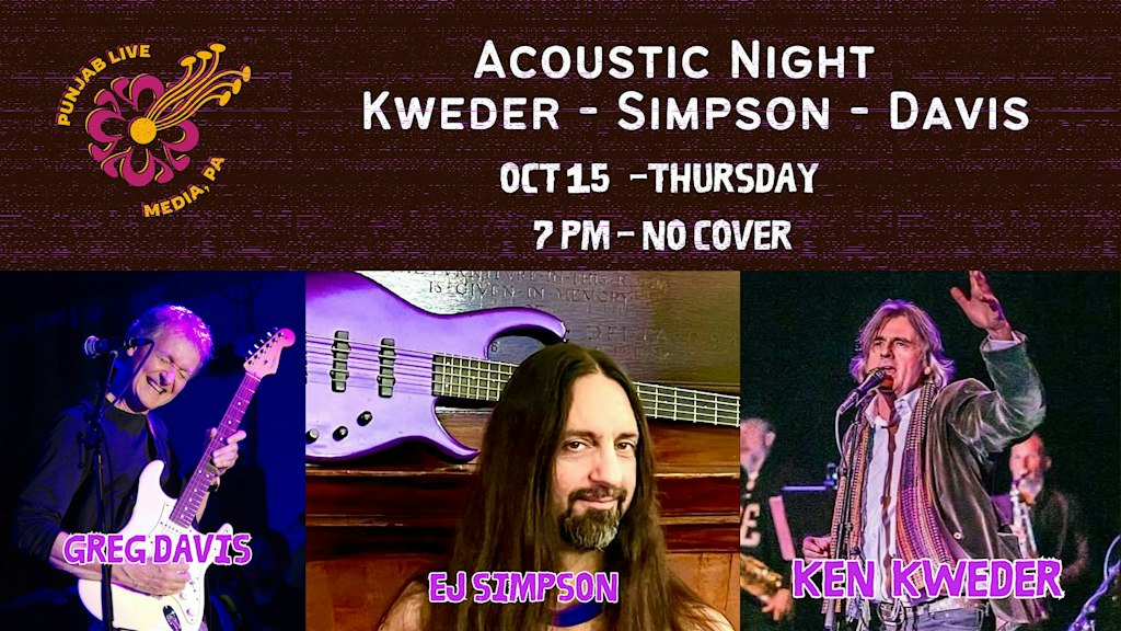 Acoustic Night w/Kweder – Simpson – Davis