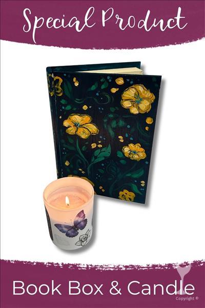 Book Box & Candle Workshop! Personalize!