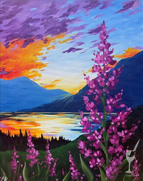 Sunset Wildflowers