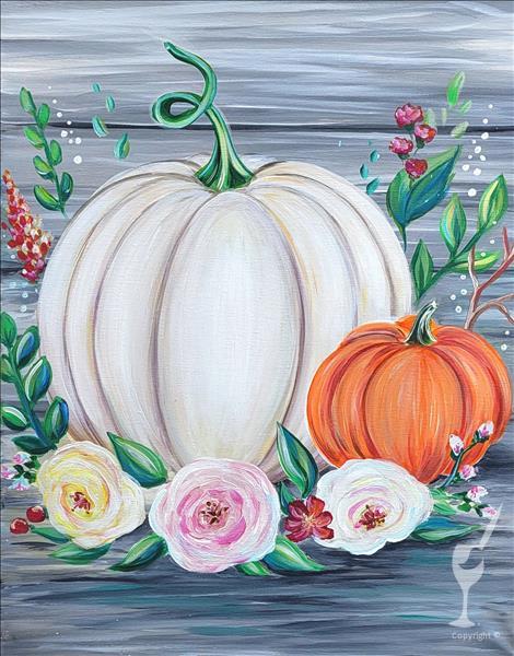 Floral Pumpkins