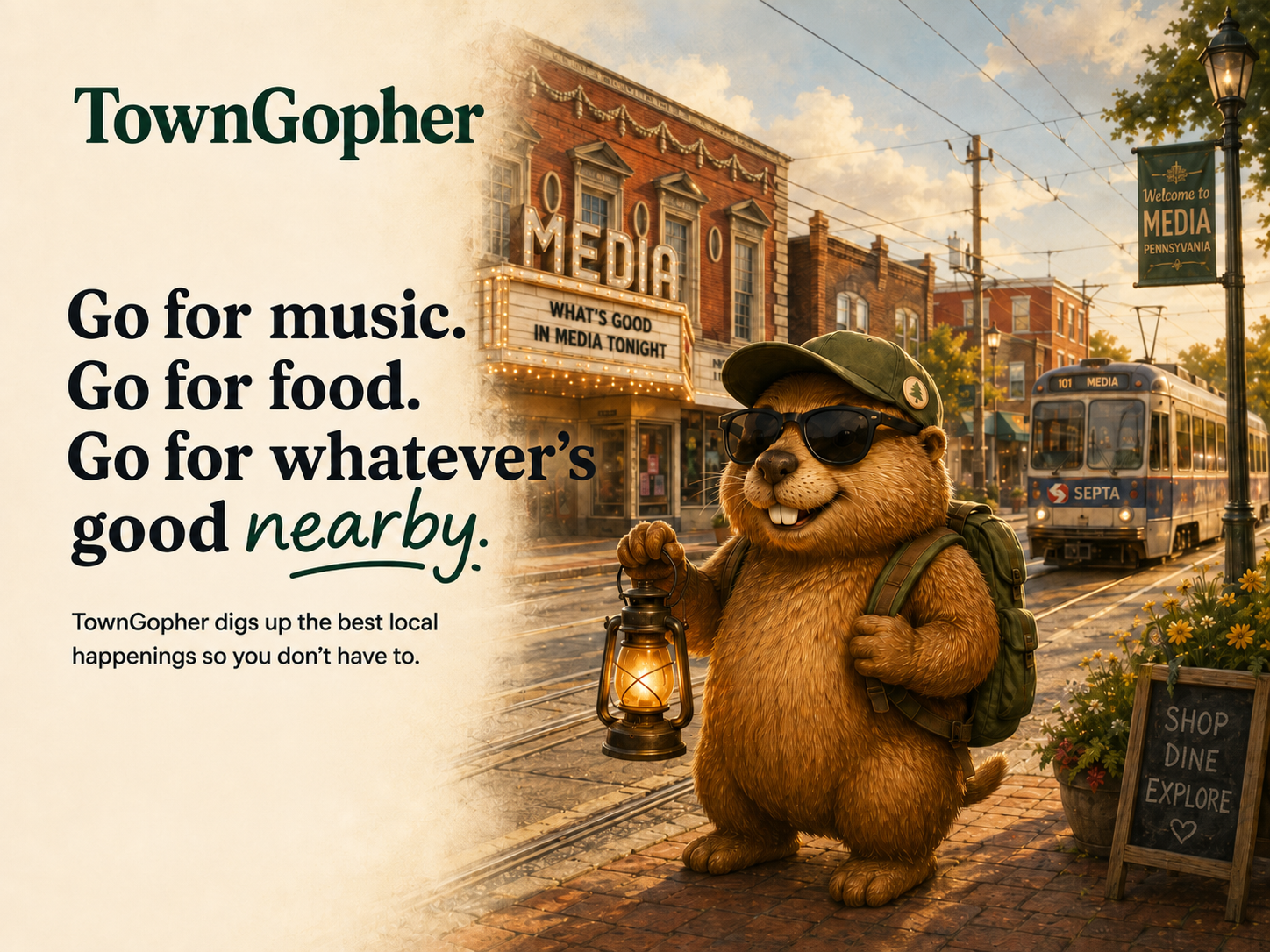 TownGopher landing page image